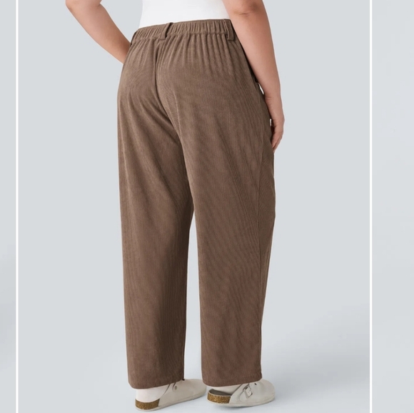 Halara Wide Leg Courderoy Pants with pockets sz 4X. NWT - Picture 2 of 4